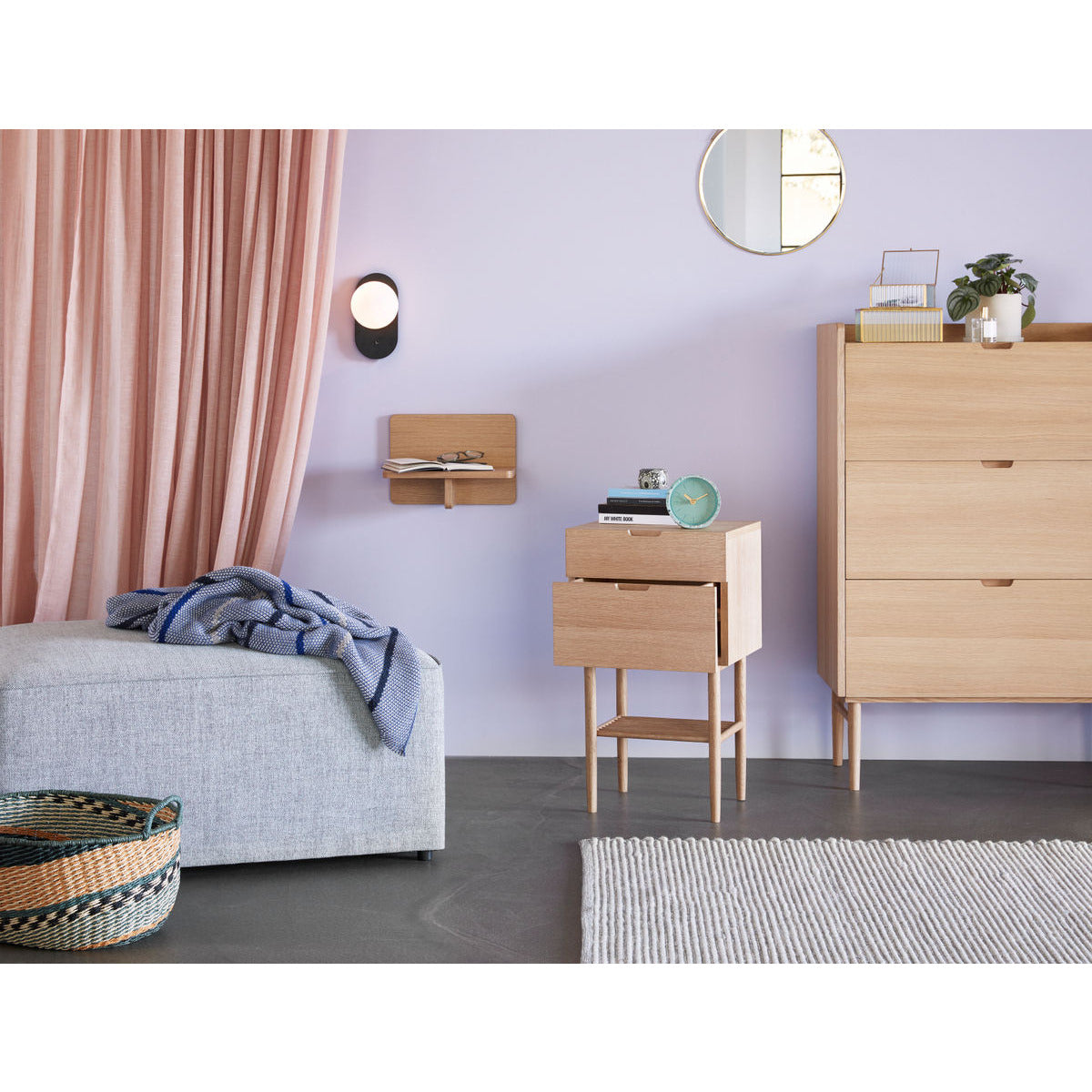 Hübsch modu sofá cinza