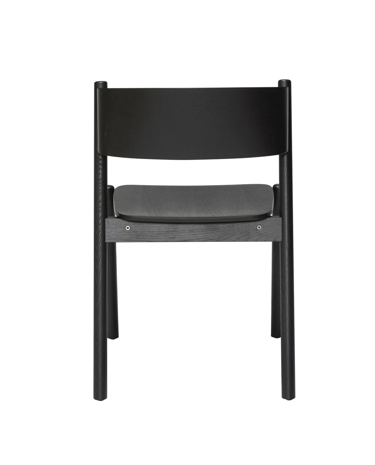 Cadeira de jantar oblíqua de Hübsch Black