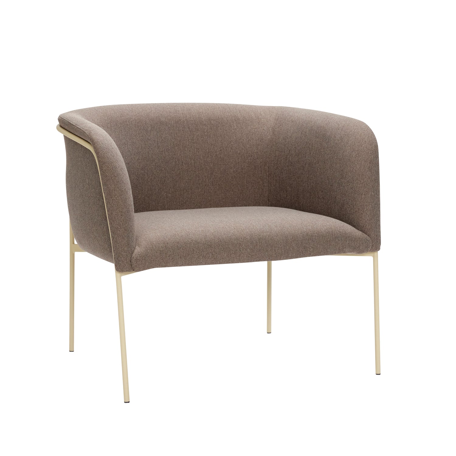 Hübsch Eyrie lounge cadeira marrom