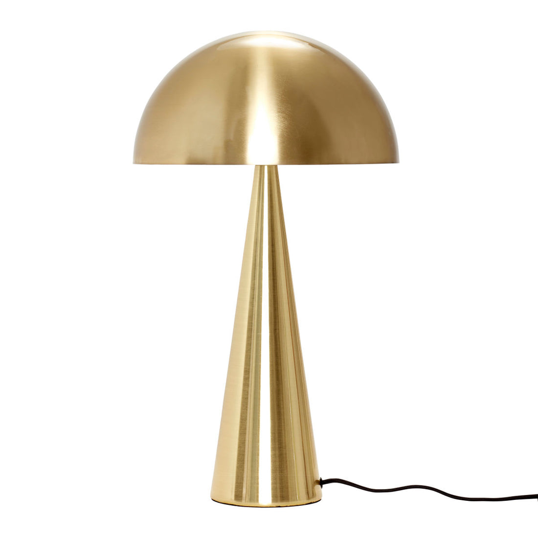 Hübsch Mush Table lumbo de lâmpada alta de latão