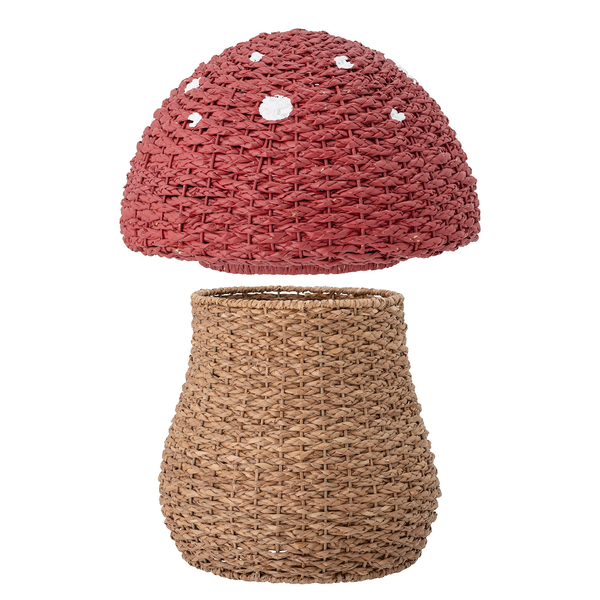 Corintha Kurv m/Låg, Rød, Søgræs - D43xH61 cm - BLOOMINGVILLE MINI - DesignGaragen.dk