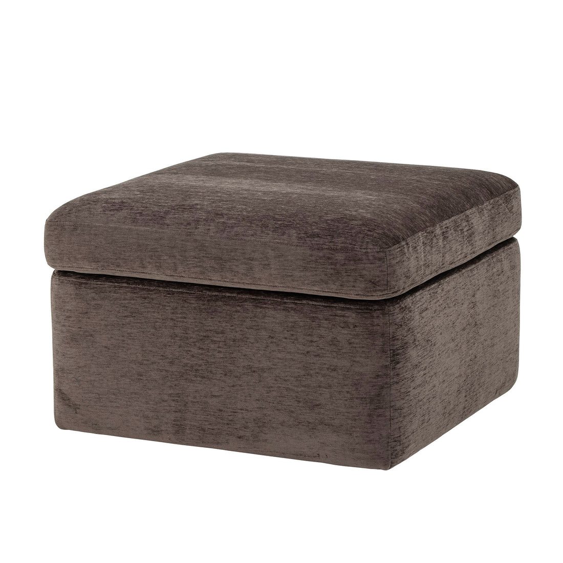 Bloomingville Lanna Puf, Brun, FSC® MIx , Polyester - Bloomingville - DesignGaragen.dk