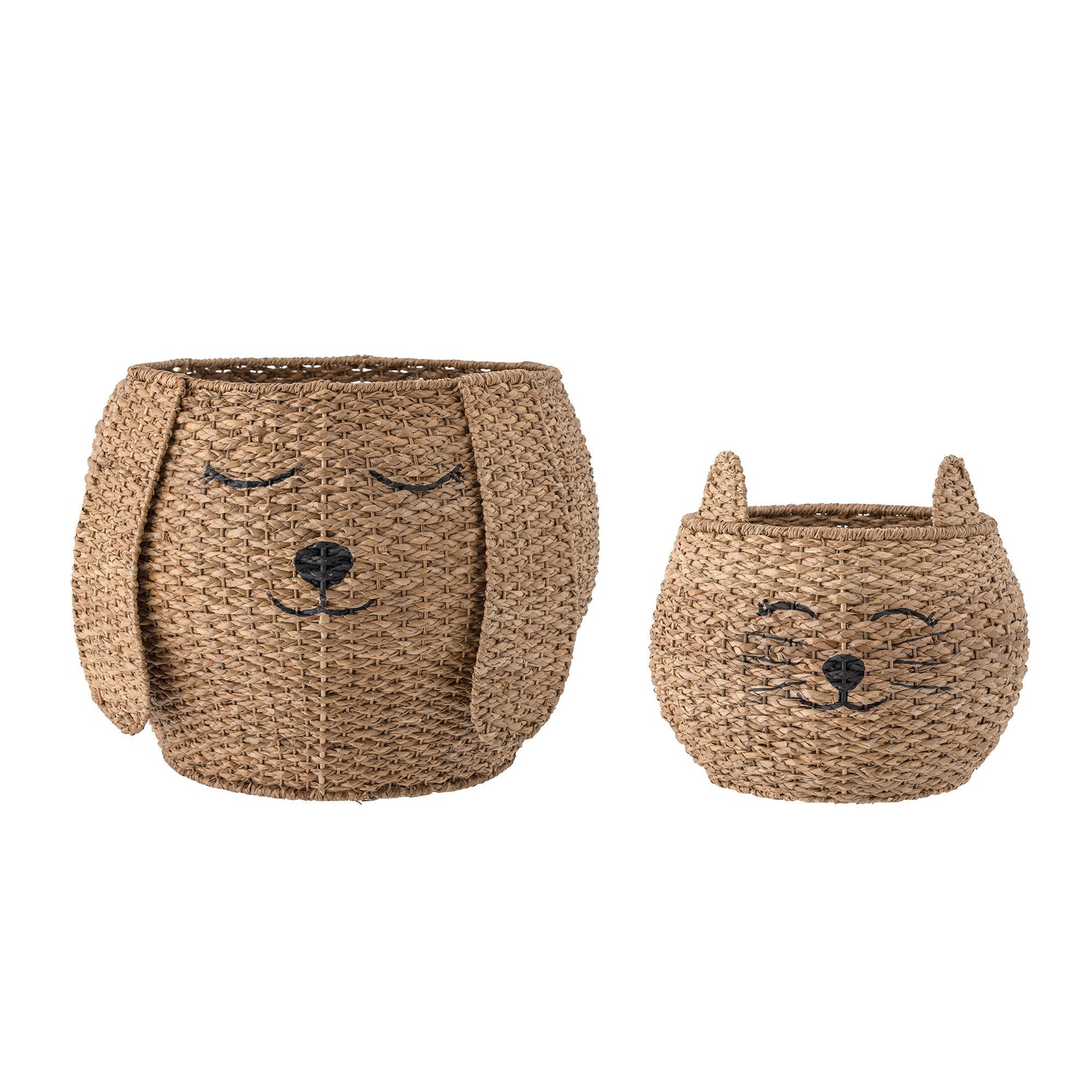 Bloomingville MINI Milus Basket, Brown, Bankuan Grass