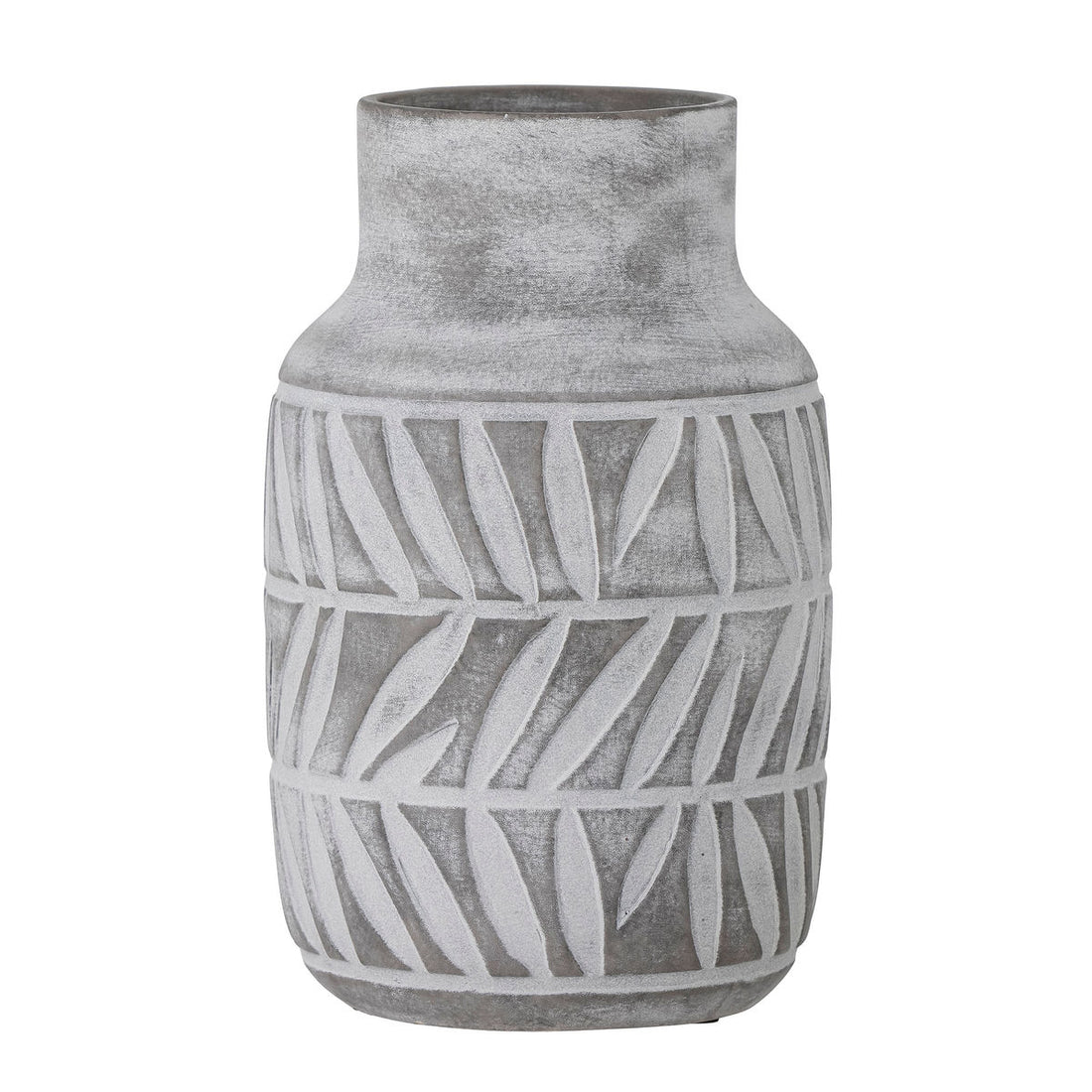 Vaso de Bloomingville Saku, cinza, cerâmica