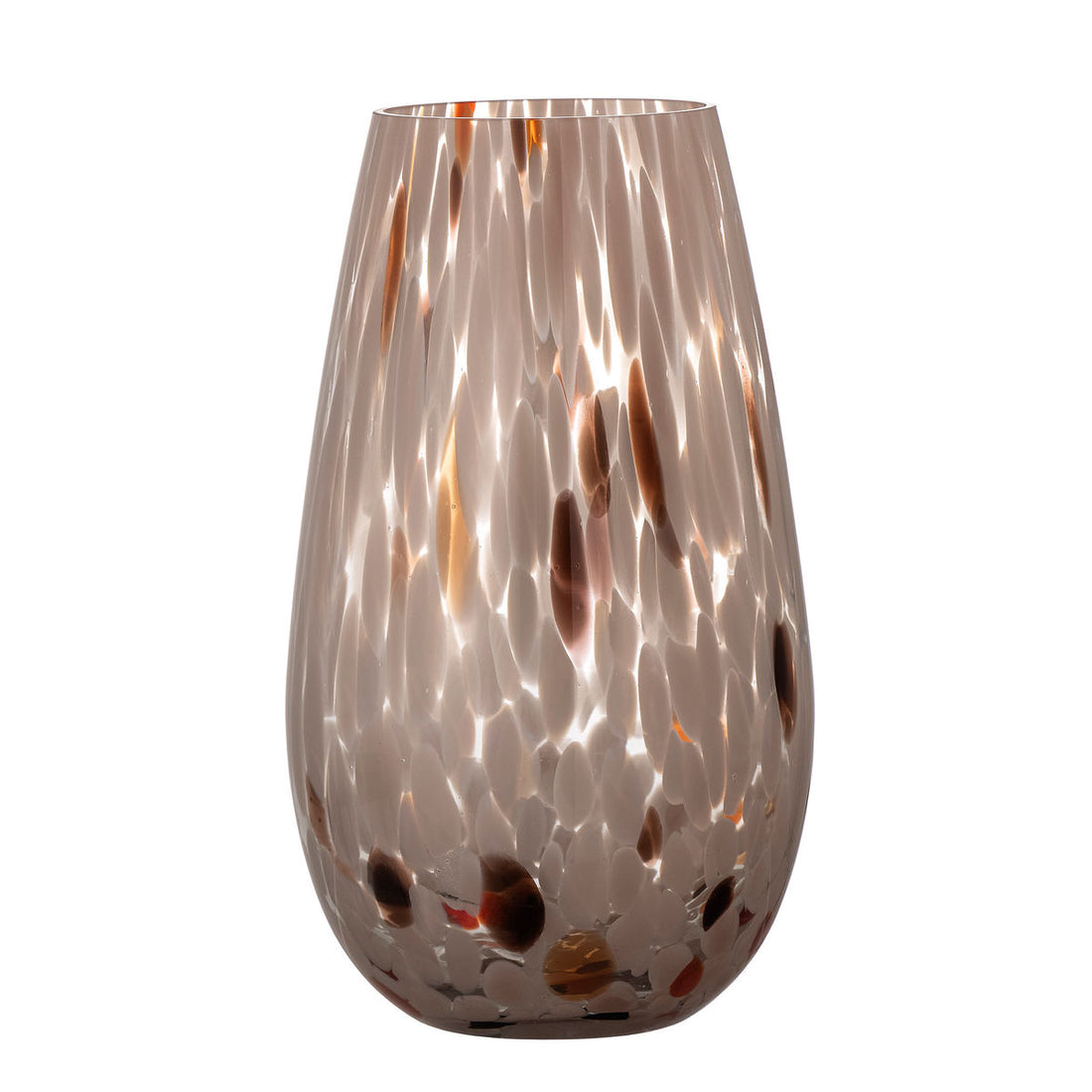 Vaso de Bloomingville Artem, marrom, vidro