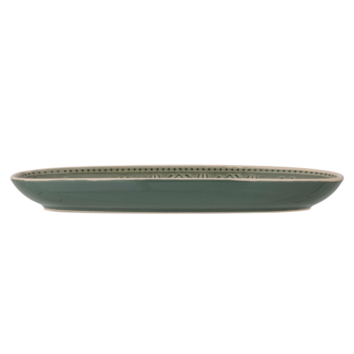 Bloomingville Rani Serving Dish, verde, grés