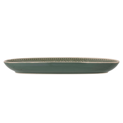 Bloomingville Rani Serving Dish, verde, grés