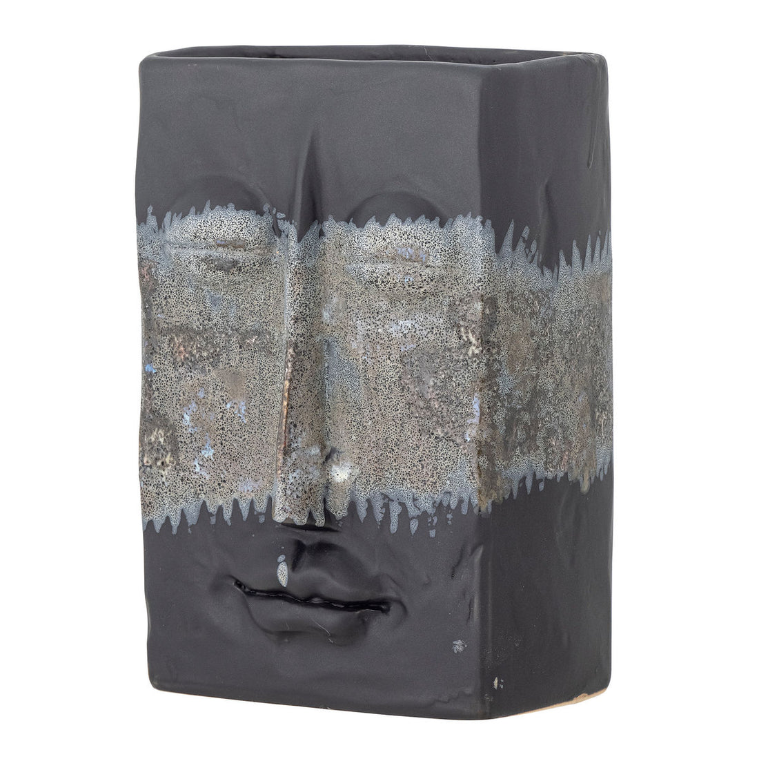 Bloomingville Nasru Vase, Sort, Stentøj - Bloomingville - DesignGaragen.dk