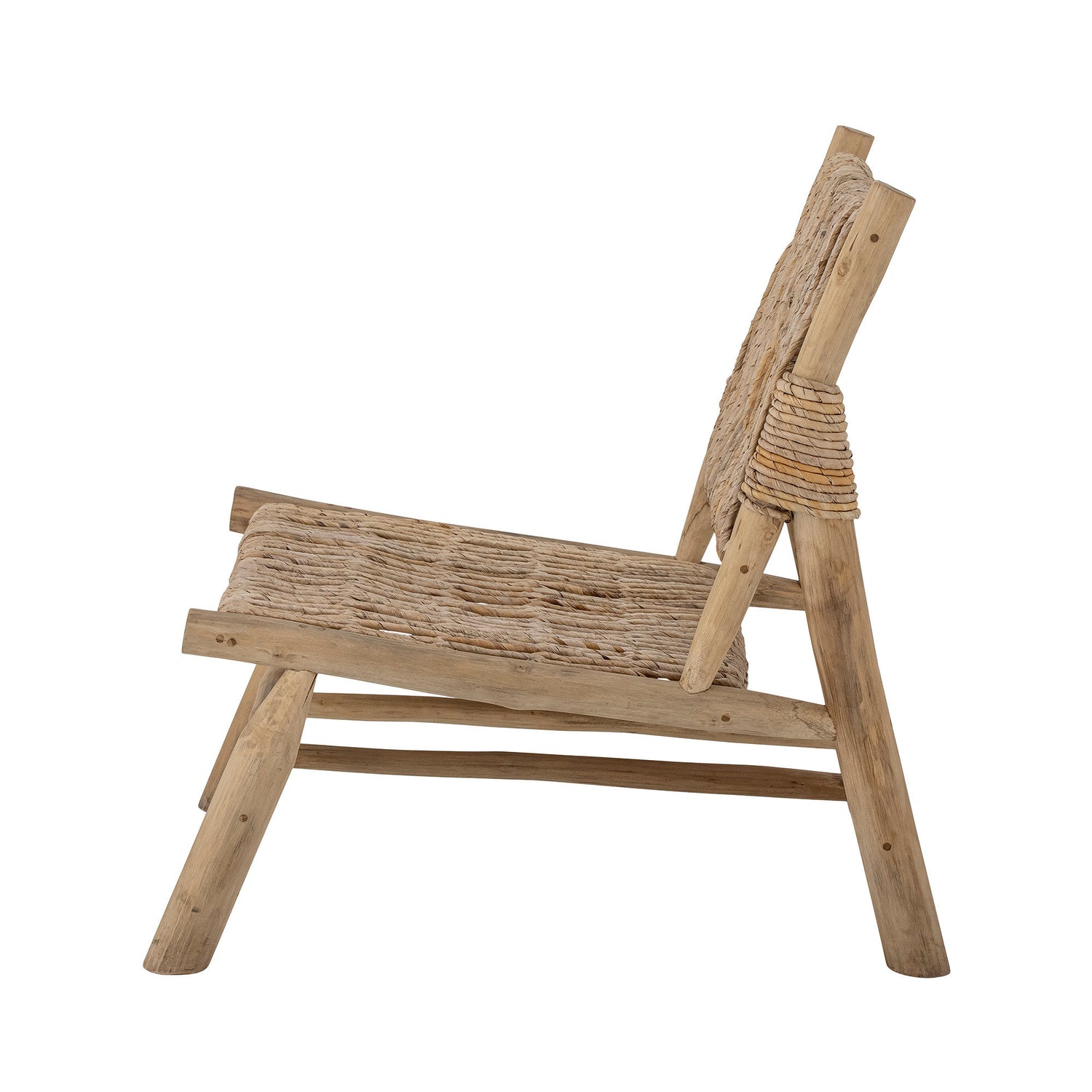 Bloomingville Ruthy Lounge Chair, Natural, Teak