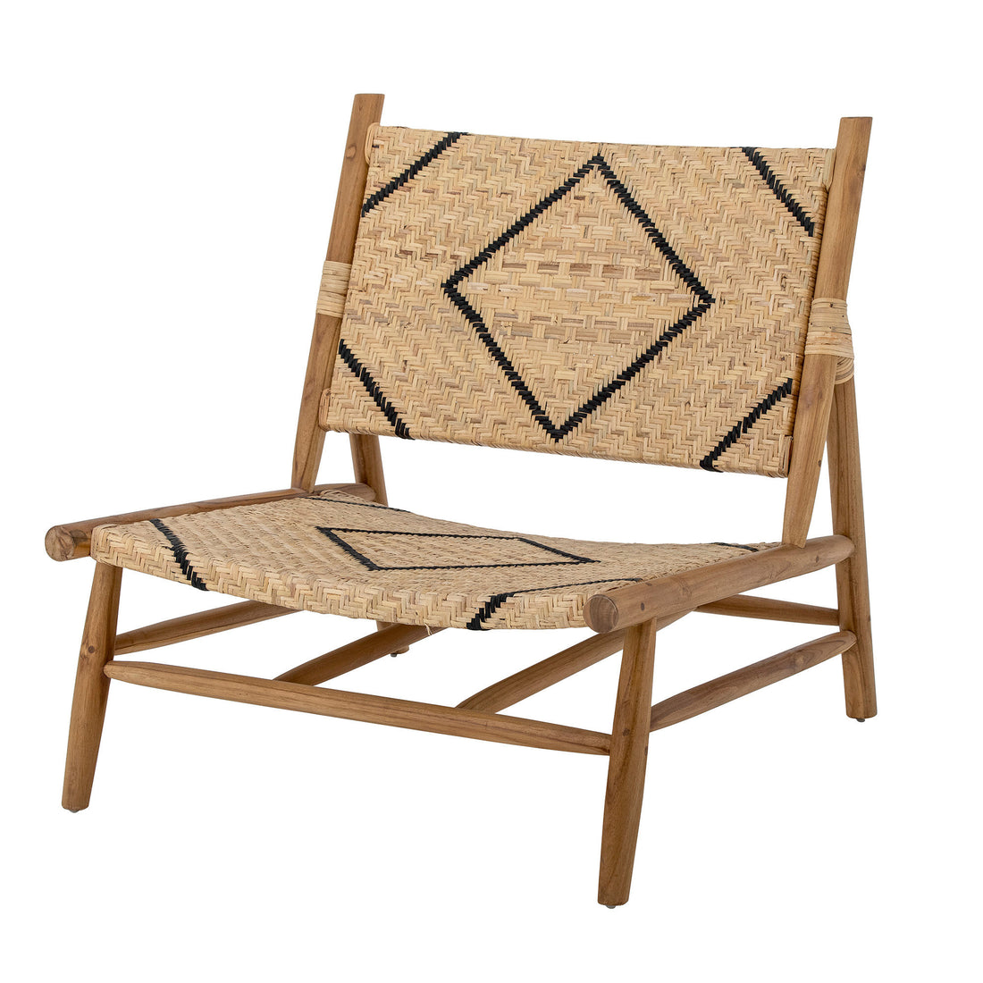 Creative Collection Lennox Lounge Chair, Natural, Teca