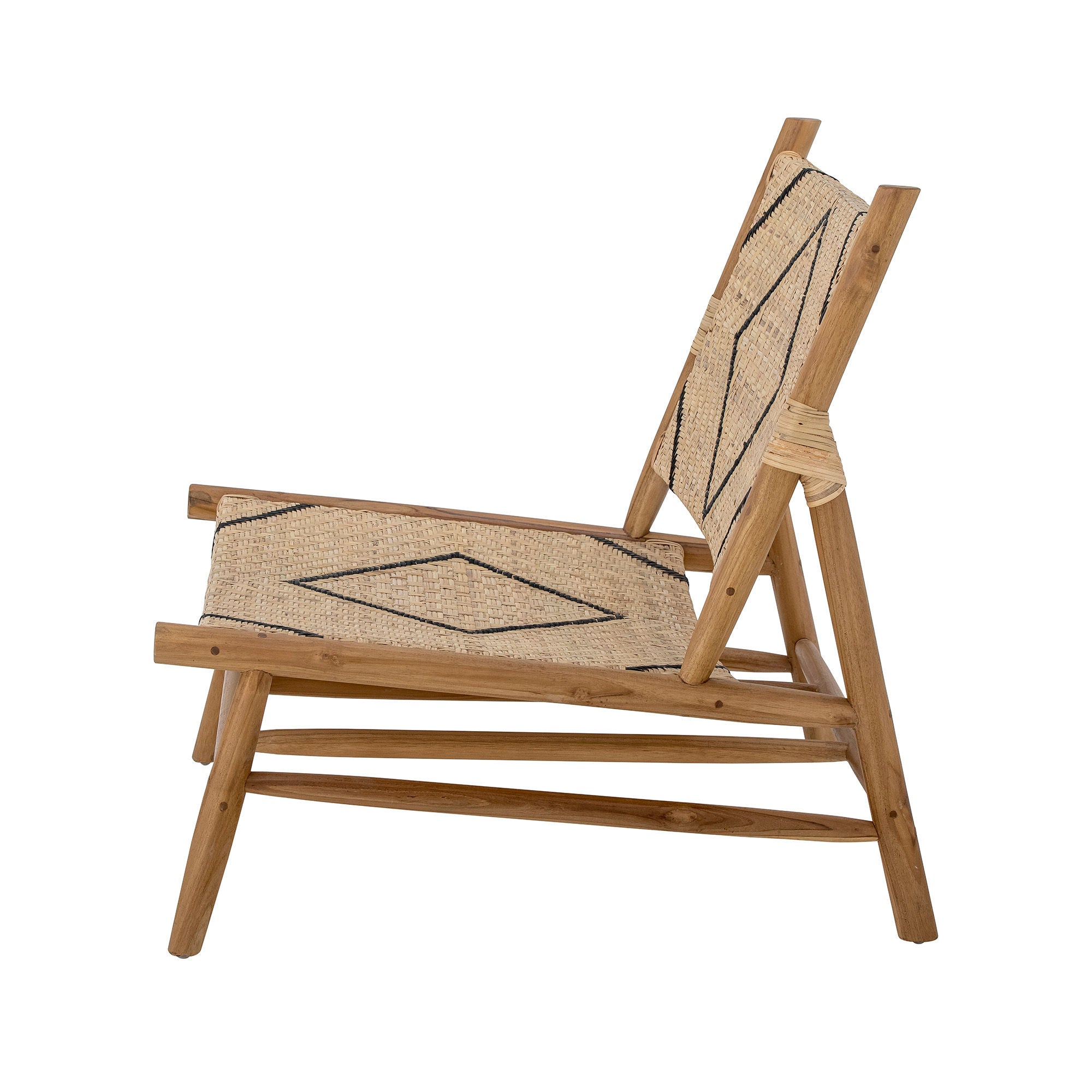 Creative Collection Lennox Lounge Chair, Natural, Teca