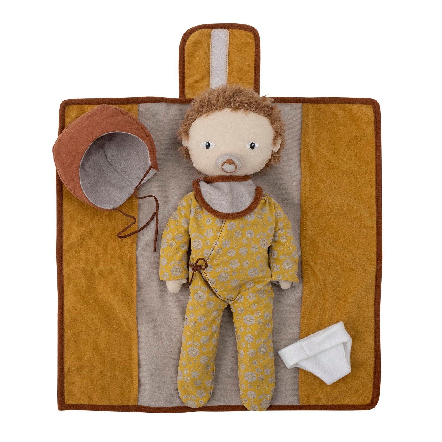 Bloomingville MINI Nalle Doll, Brun, Bomuld - Bloomingville MINI - DesignGaragen.dk