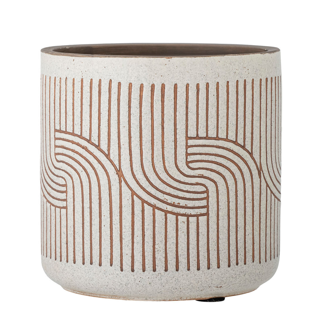Bloomingville Cenzia Deko Pote de Herbal, natureza, terracota