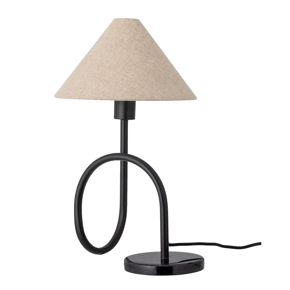 Bloomingville Emaline Table Lamp, natureza, mármore