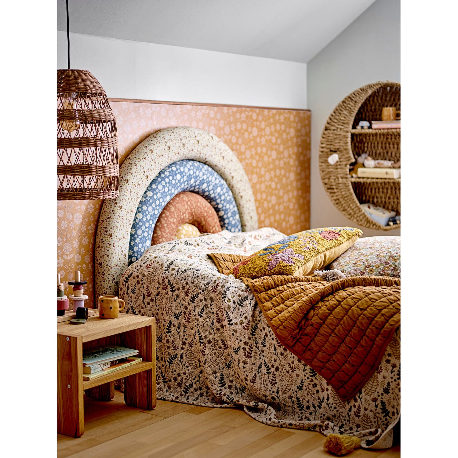 Bloomingville MINI Bas Taburet, Brun, Eg - Bloomingville MINI - DesignGaragen.dk