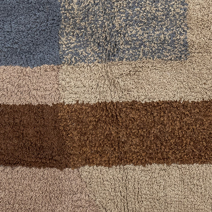 Bloomingville Zofia Tæppe, Brun, Bomuld L200xB140 cm - Bloomingville - DesignGaragen.dk