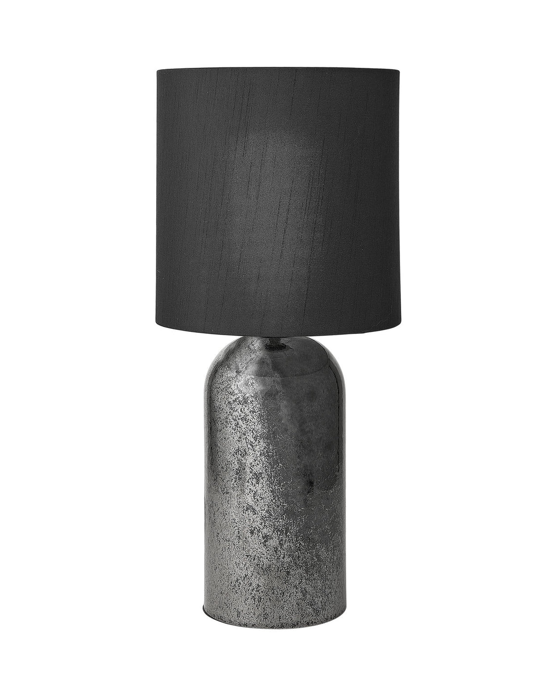 Lâmpada de cerâmica coco e aconchegante - carvão metálico w. Sombra