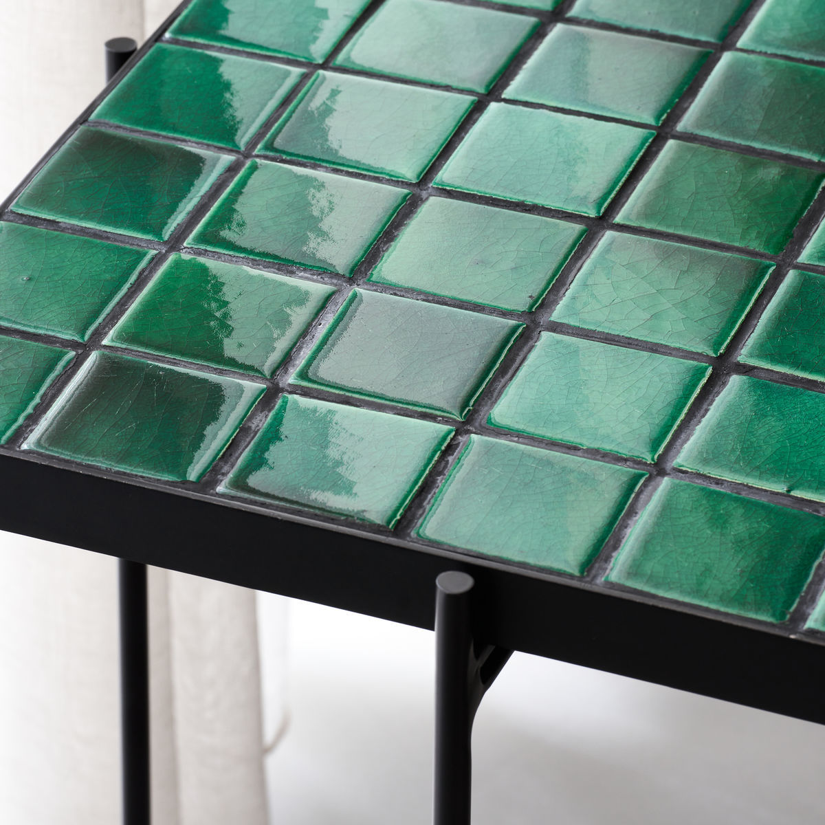 Mesa lateral do médico da casa, Kuna, verde