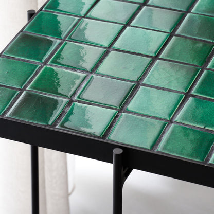 Mesa lateral do médico da casa, Kuna, verde