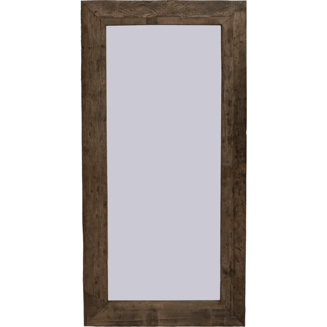Marca registada Living Laco espelho de parede grande com moldura de madeira