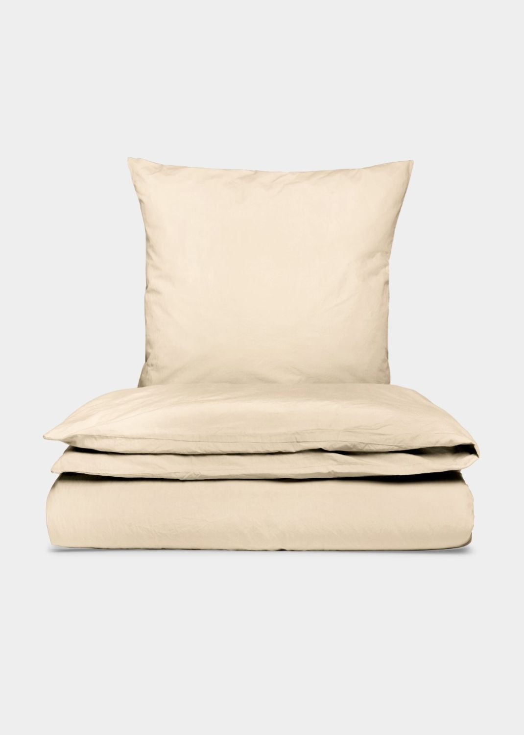 Sekan Studio Cotton Percale Bed Set - bege