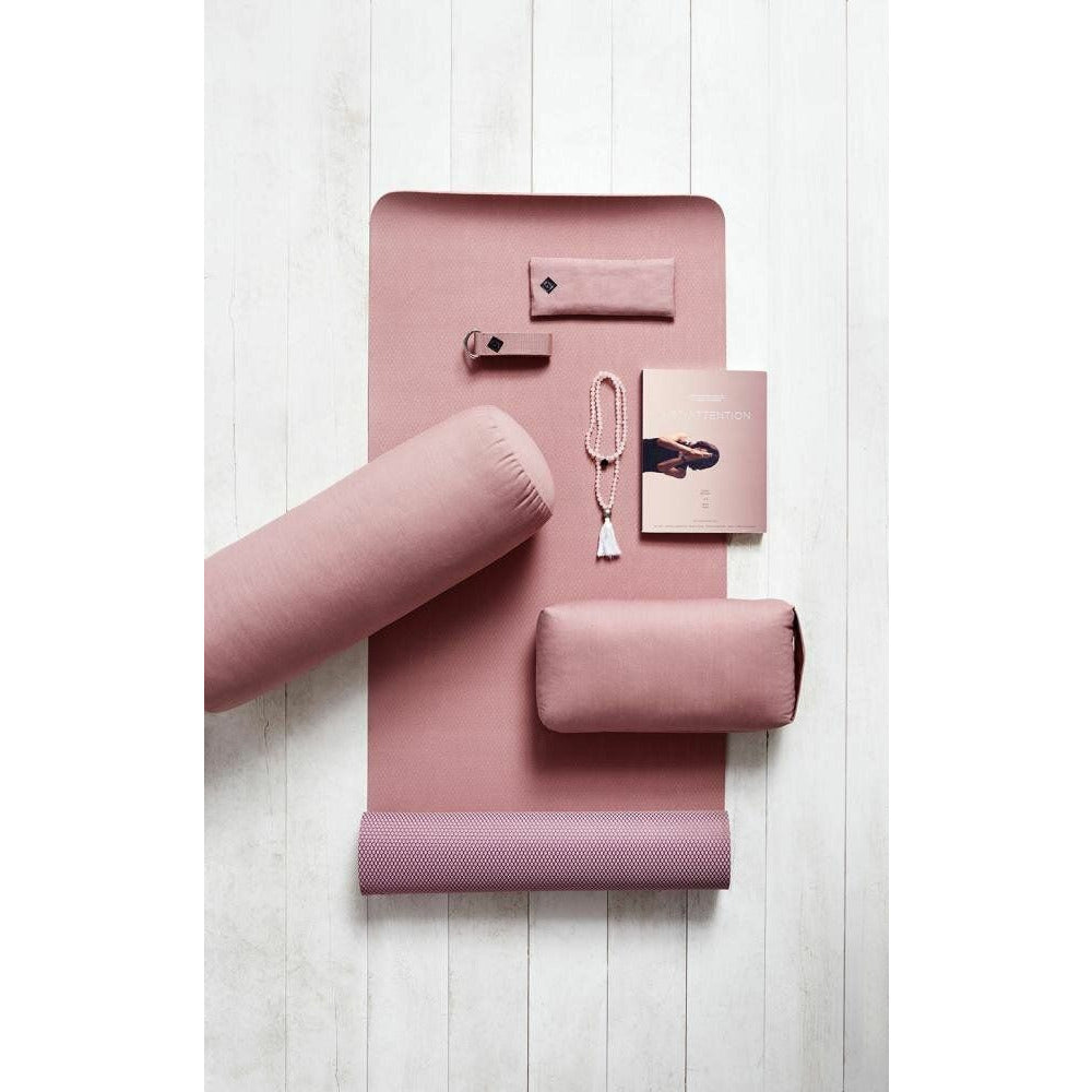 YOGA Nordal e almofada de meditação - 40x20 cm - rosa