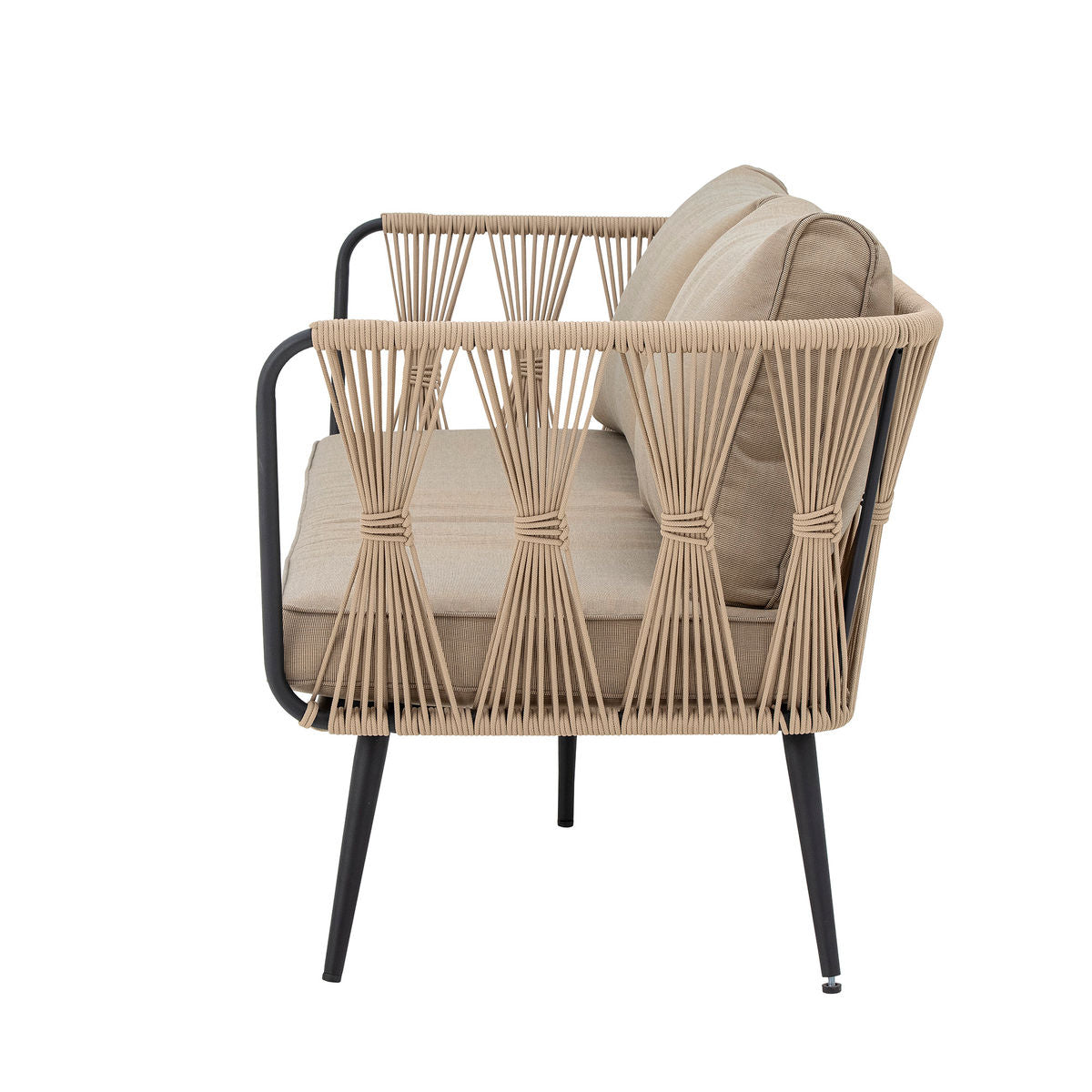 Bloomingville Pavone Sofa, Brun, Metal - Bloomingville - DesignGaragen.dk