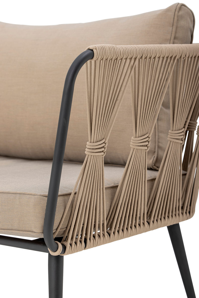 Bloomingville Pavone Sofa, Brun, Metal - Bloomingville - DesignGaragen.dk