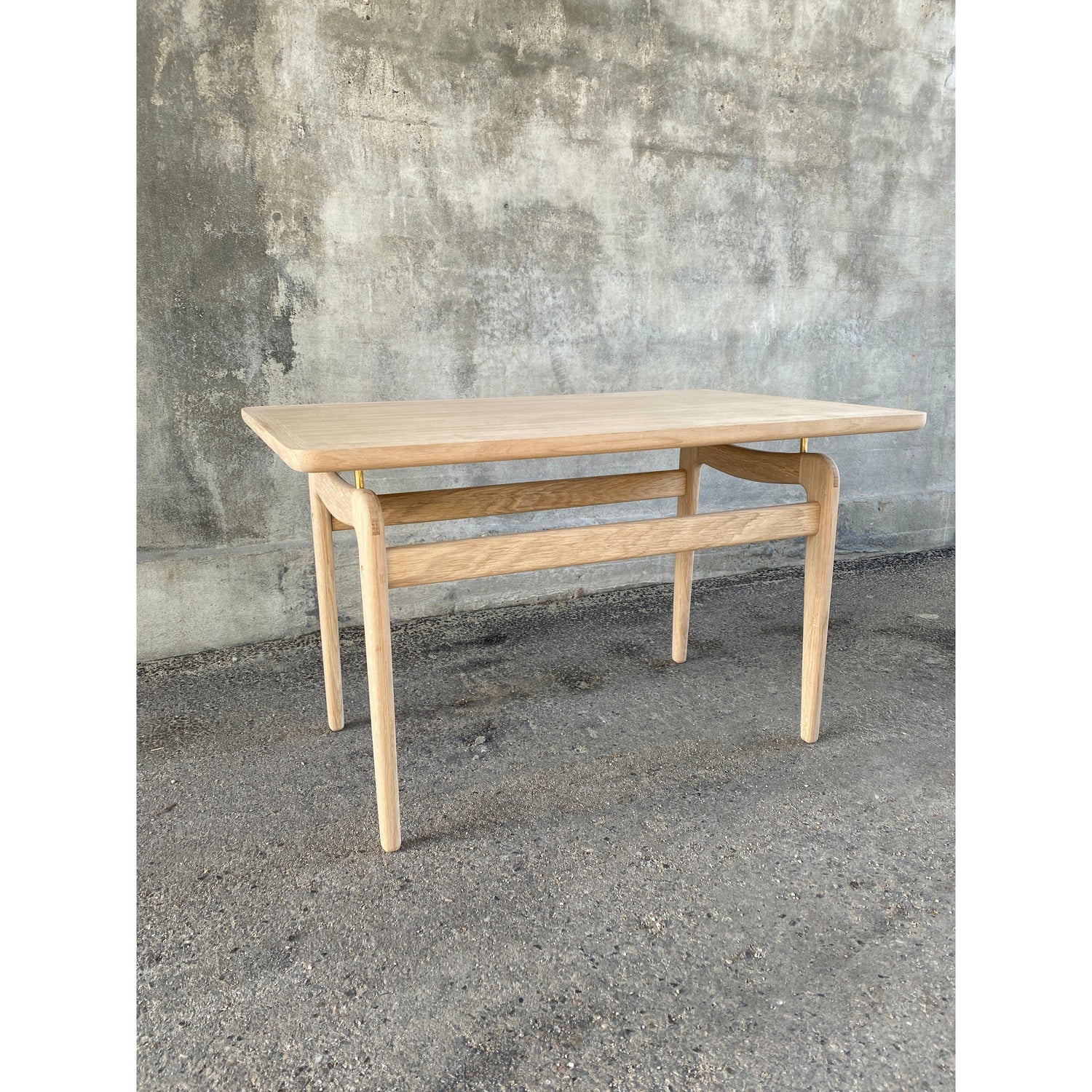 Mesa de Café Langbo Float - Carvalho Branco Oiled Oak