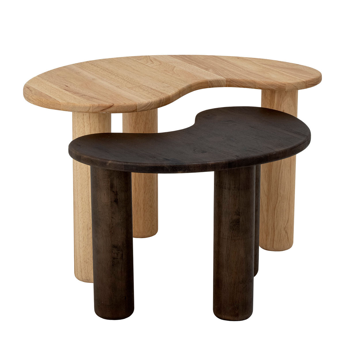Bloomingville Luppa Cafetle Table, Nature, Rubber Tree