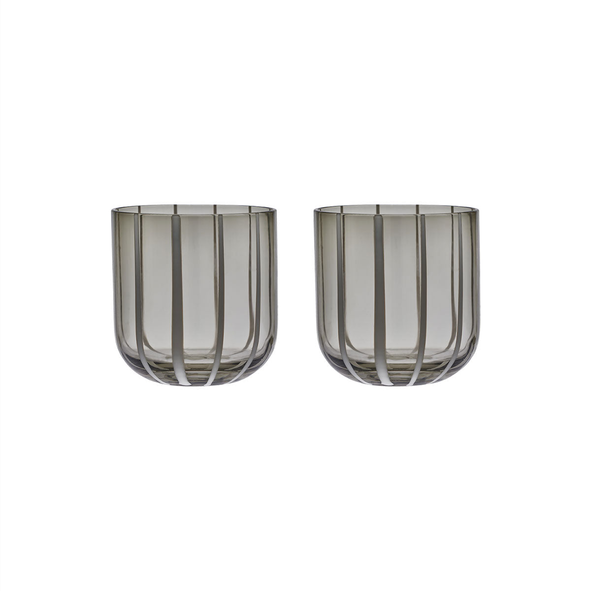 Oyoy Living Mizu Glass - Pacote com 2 - Gray