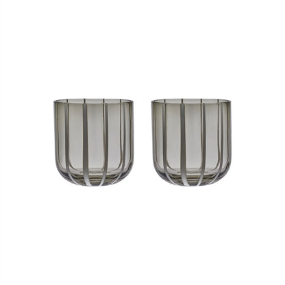 Oyoy Living Mizu Glass - Pacote com 2 - Gray