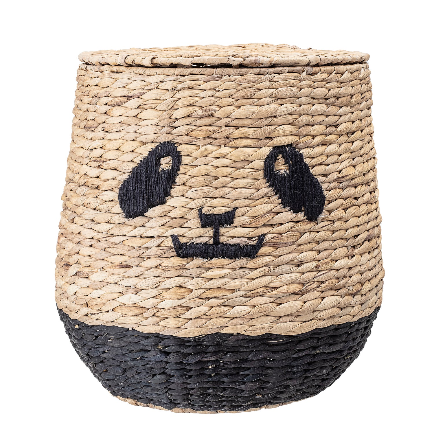 Youl Kurv m/Låg, Natur, Vandhyacint - D36xH42 cm - BLOOMINGVILLE MINI - DesignGaragen.dk