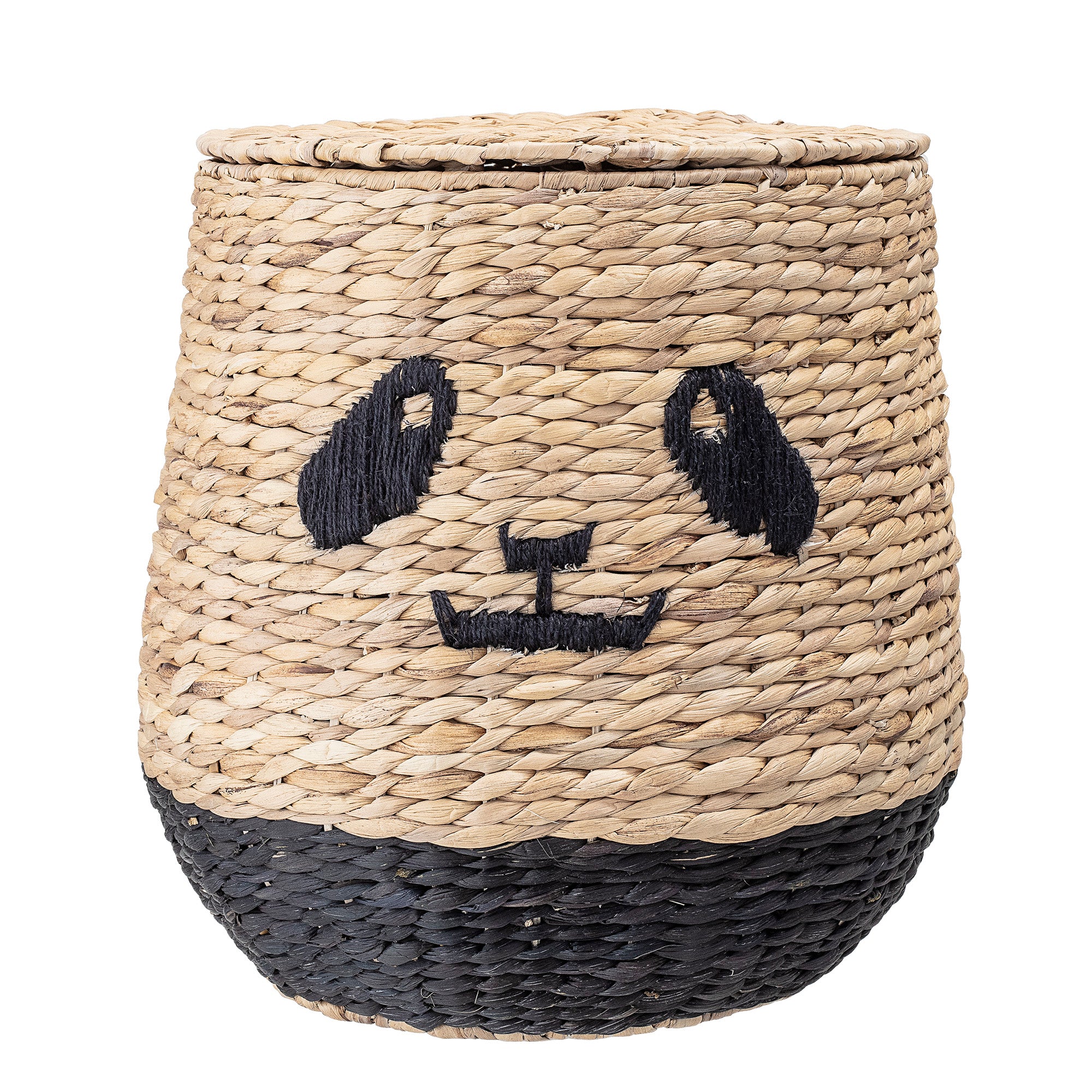 Youl Kurv m/Låg, Natur, Vandhyacint - D36xH42 cm - BLOOMINGVILLE MINI - DesignGaragen.dk