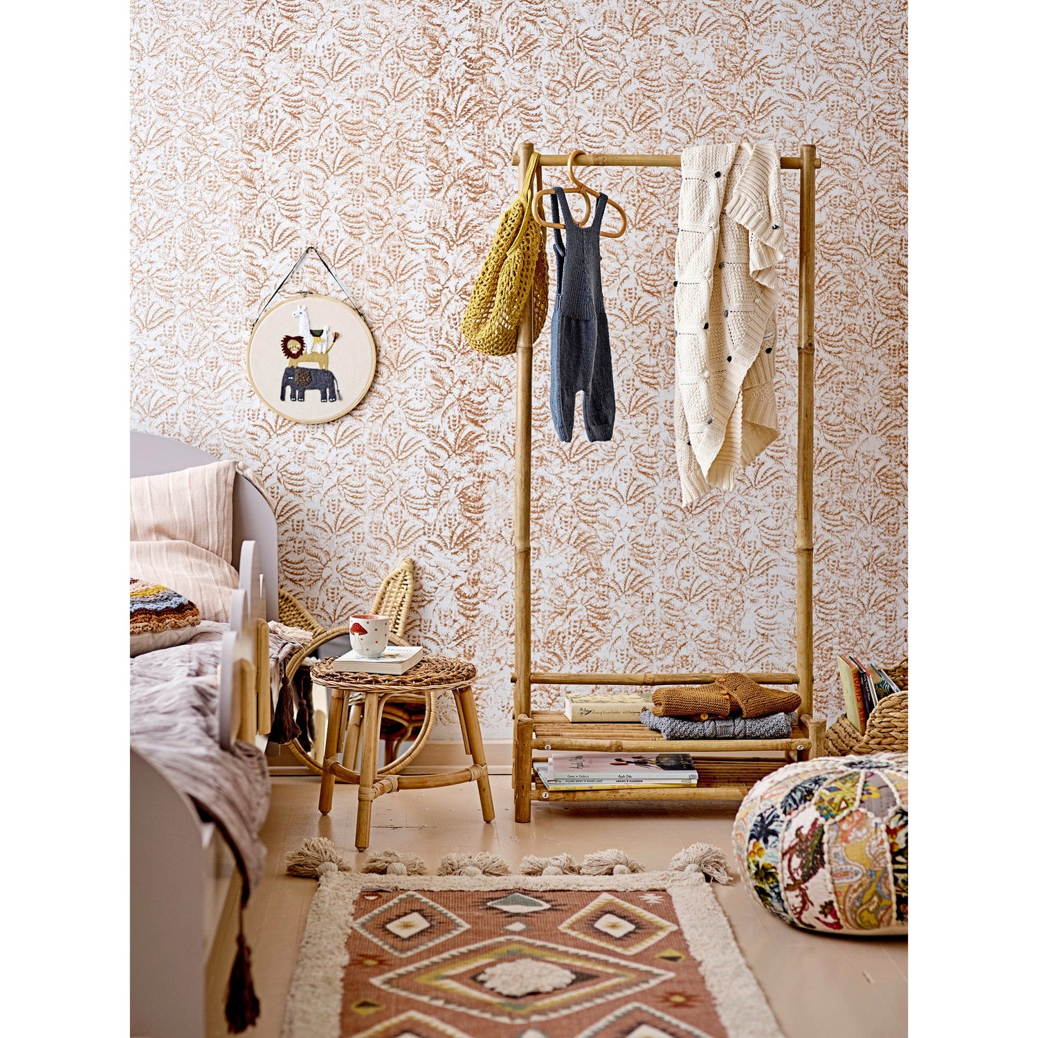 Bloomingville - Christianna Reol, Natur, Bambus - L60xH130xB35 cm - BLOOMINGVILLE MINI - DesignGaragen.dk