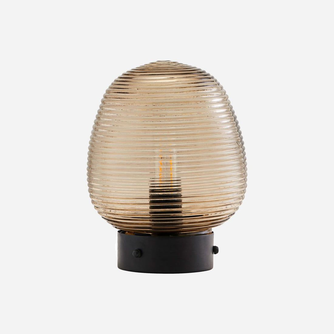 Casa Doctor-Lampe, Ghia, Brun-H: 24 cm, dia: 18,5 cm