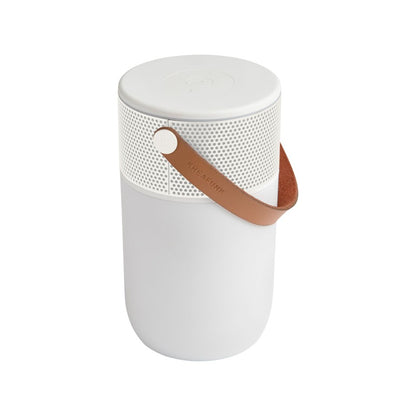 KreaFunk - alto-falante Bluetooth aGlow - grelha branca/branca