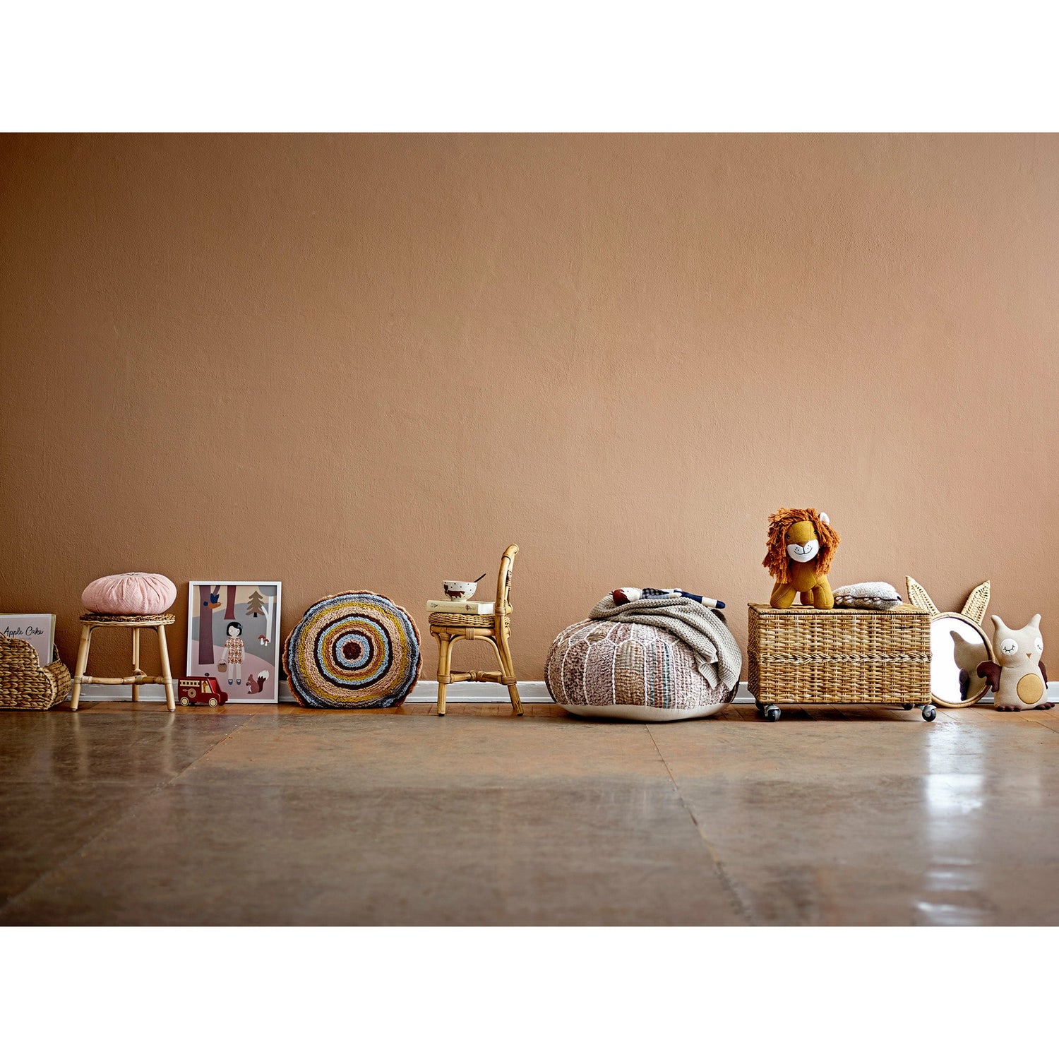 Hiron Sparebøsse, Rød, MDF - L16xH9,5xW6,5 cm - BLOOMINGVILLE MINI - DesignGaragen.dk