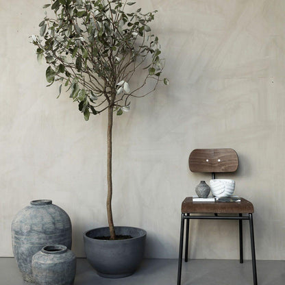 Spisebordsstol, School, Mørkebrun - l: 41.5 cm, w: 41 cm, h: 77.5 cm - House Doctor - DesignGaragen.dk