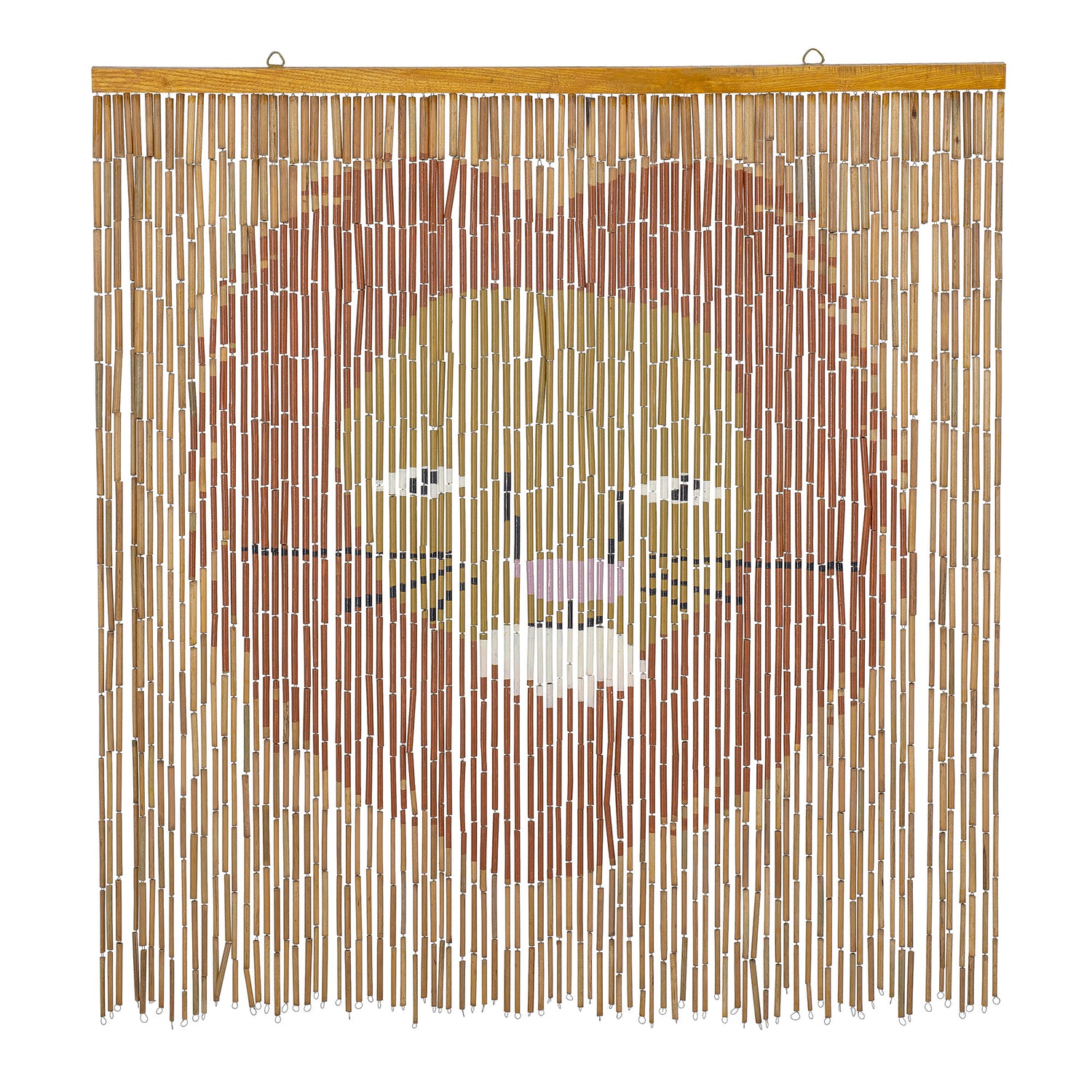 Leonel Væg Dekoration, Brun, Bambus - L85xH90 cm - BLOOMINGVILLE MINI - DesignGaragen.dk