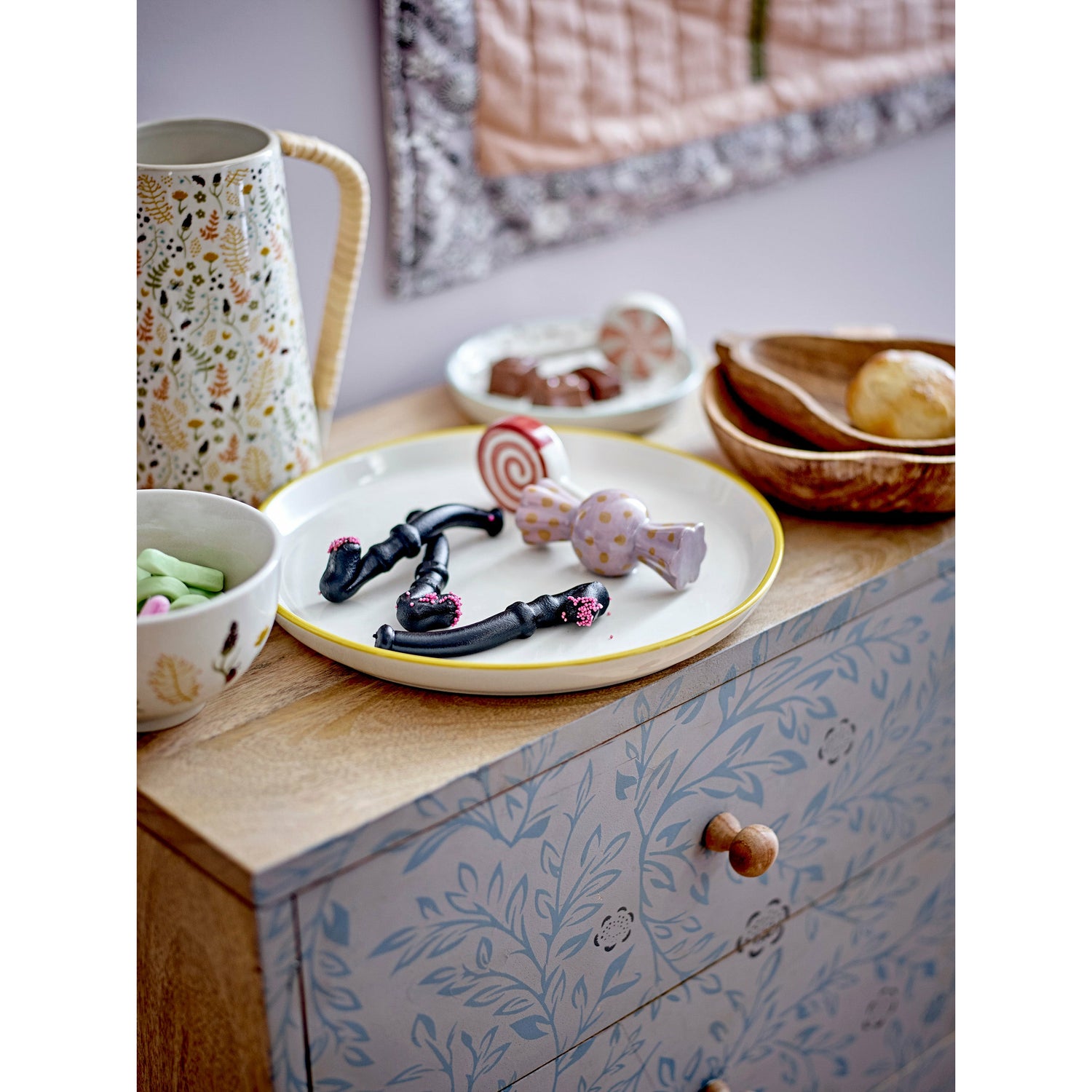 Harvest Service, Natur, Stentøj - C:D7xH7/B:D11,5xH6,5/P:D21 cm, Set of 3 - BLOOMINGVILLE MINI - DesignGaragen.dk