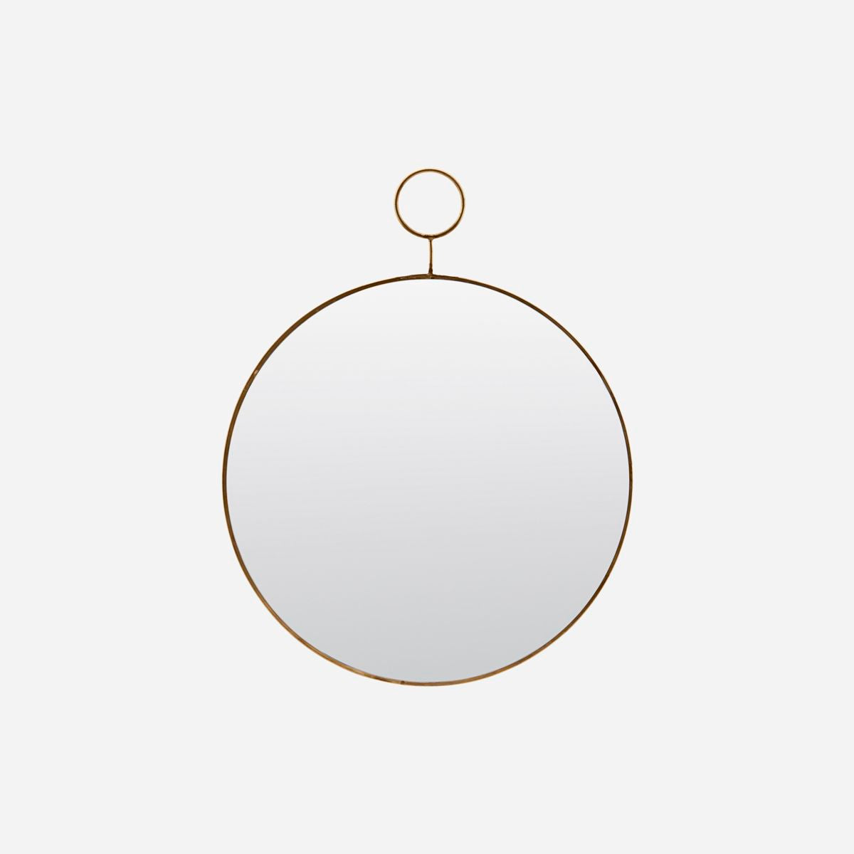 Spejl, HDThe Loop, Messing - House Doctor - DesignGaragen.dk