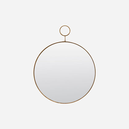 Spejl, HDThe Loop, Messing - House Doctor - DesignGaragen.dk