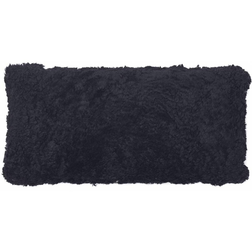 Almofada de lã de pele de cordeiro da Nova Zelândia | Duplo -sem fim | 30x60 cm.
