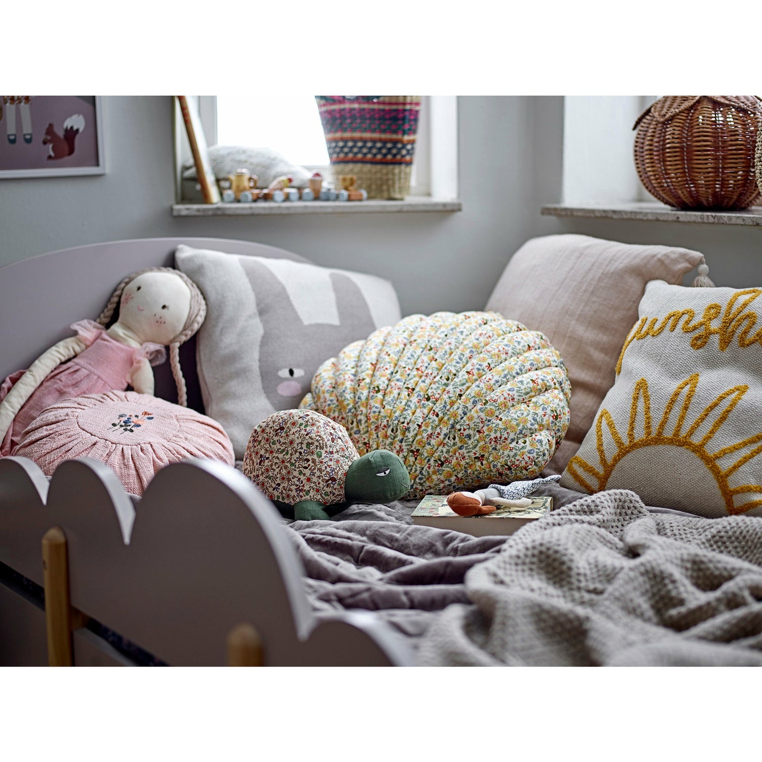 Gita Taske, Rosa, Søgræs - L25xH28xW10 cm - BLOOMINGVILLE MINI - DesignGaragen.dk