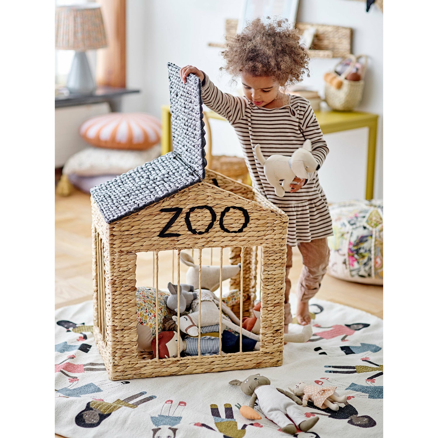 Gunne Soft Toy, Gul, Bomuld - L60xH20xW27 cm - BLOOMINGVILLE MINI - DesignGaragen.dk