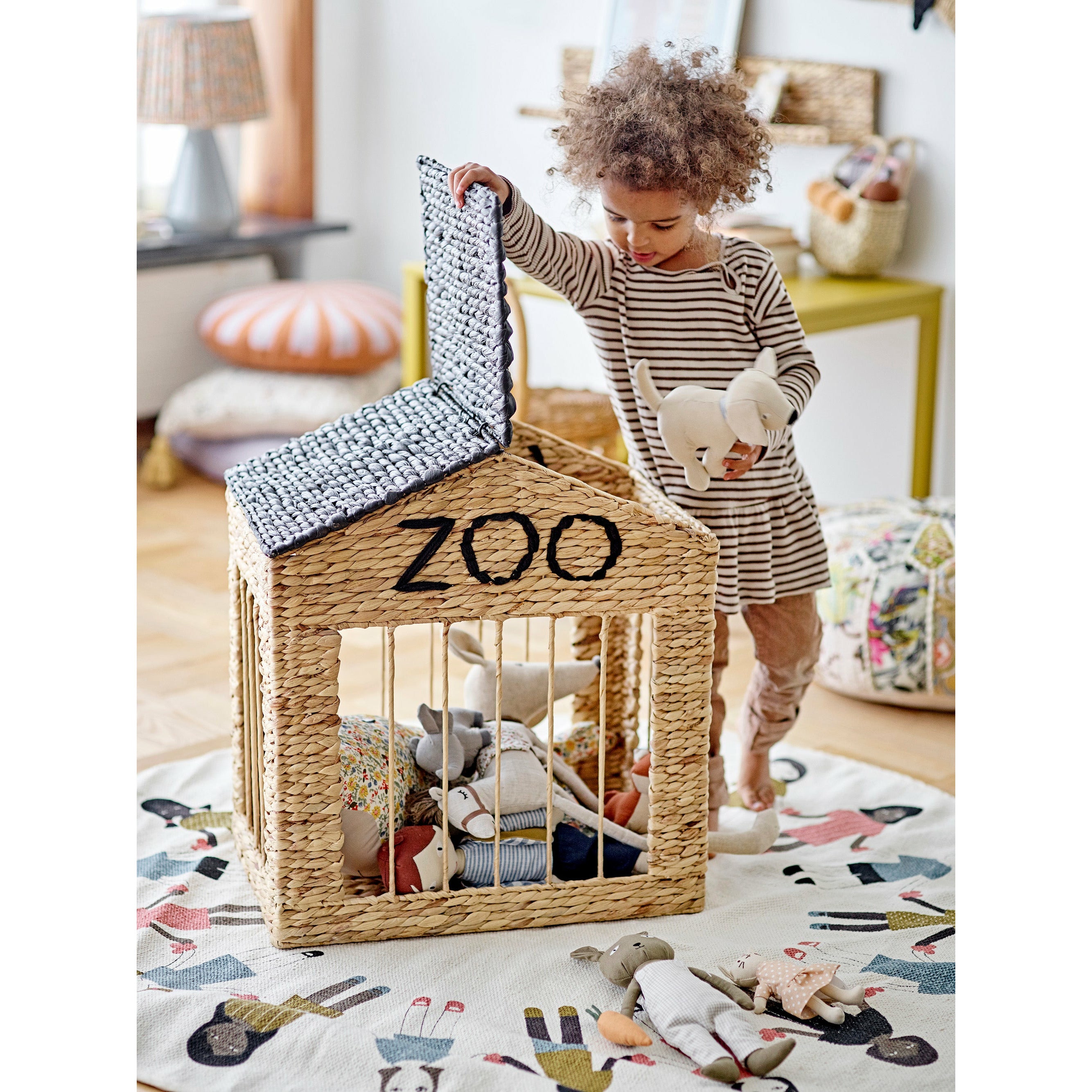 Gunne Soft Toy, Gul, Bomuld - L60xH20xW27 cm - BLOOMINGVILLE MINI - DesignGaragen.dk