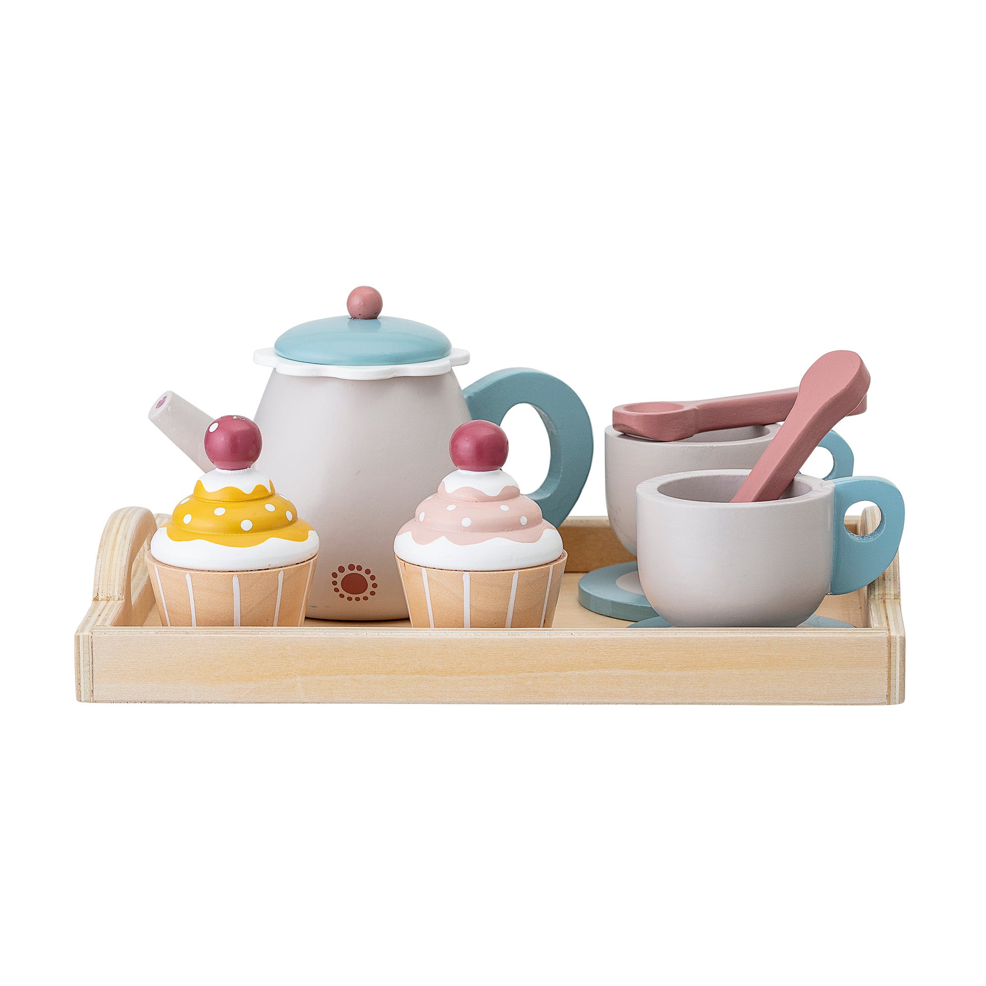 Gentrim Legetøjsmad, Grå, Krydsfiner - L21xH10xW15,5 cm, Set of 8 - BLOOMINGVILLE MINI - DesignGaragen.dk