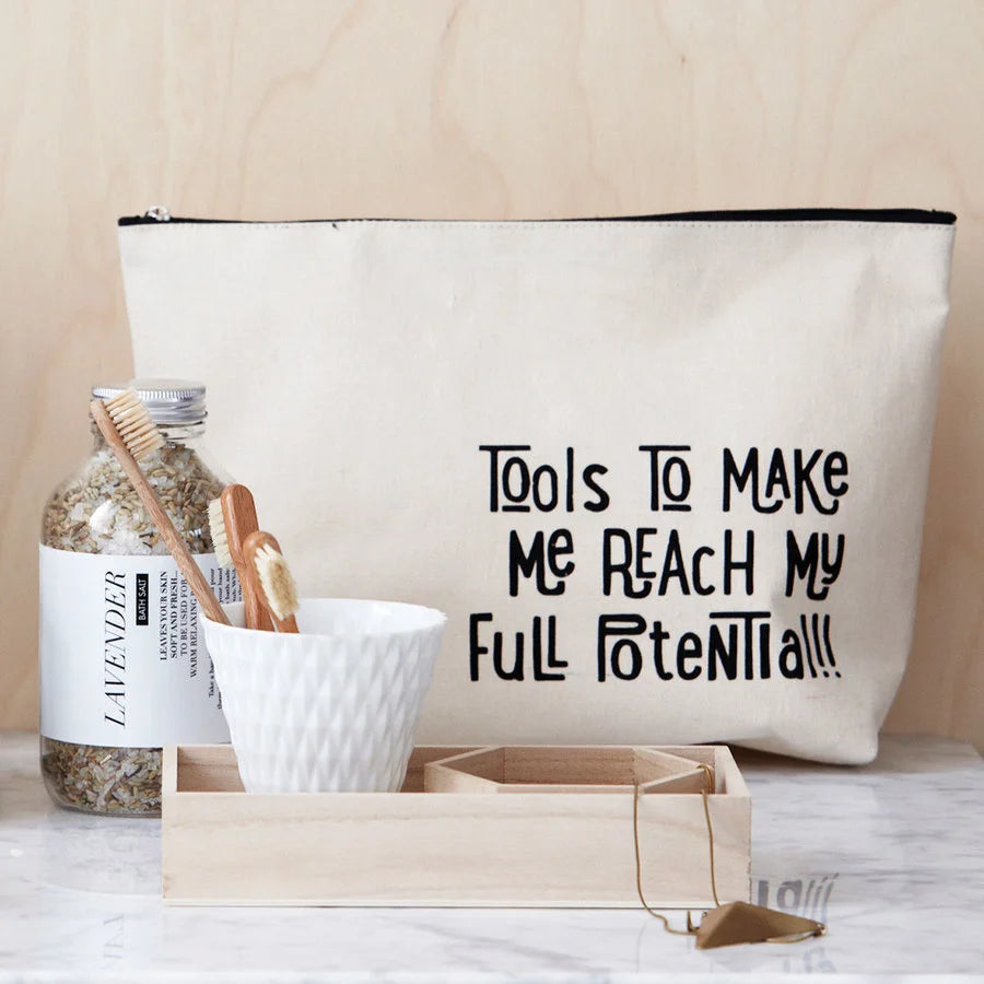 House Doctor - Toilettaske med tekst - House Doctor - DesignGaragen.dk