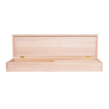 Hübsch - caixa de armazenamento, natureza, imperador Wood L80xh10xb22 cm
